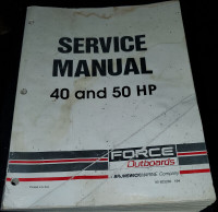 40 / 50 HP Force Boat Motor Repair OEM Manual