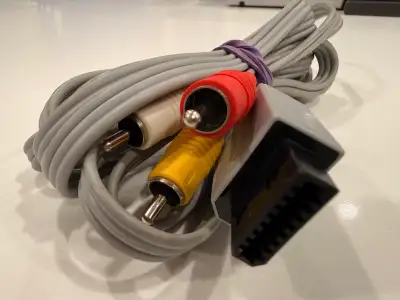 Official Nintendo AV Composite Cable for Wii & Wii U consoles, View more