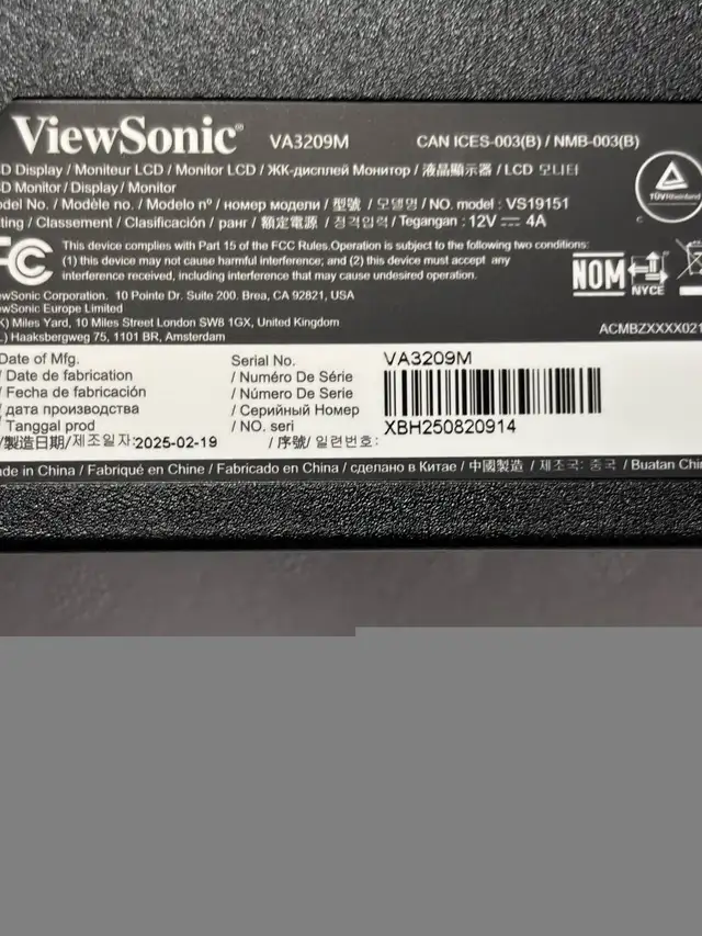 ViewSonic VA3209M 32" LED Monitor in Monitors in Cambridge - Image 5