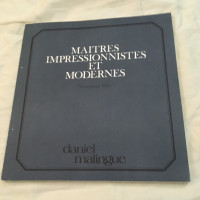 Catalogue, Impressionist & Modern Art - Galerie Daniel Malingue