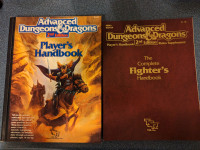 Dungeons & Dragons 2nd ed. Players Handbook and Fighters Guide