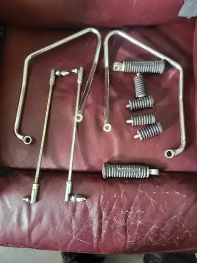 Harley parts for front controls..