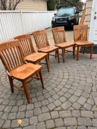 Oak Chairs $15 each