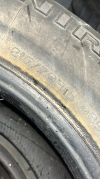 215/70/15 set of 4 winter tires