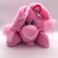 Vintage Kodak Kolorkins Kikki Pink Plush Stuffed Animal