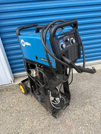 Miller Millermatic 211 MIG Welder Kit w/ Cart, Tank , View more