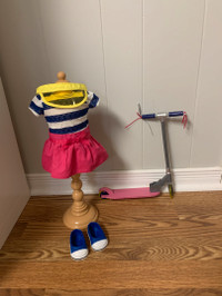 Our Generation outfit and doll scooter