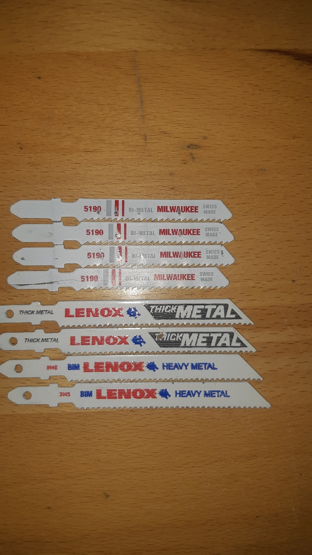 Milwaukee + Lenox bi-metal jig saw blades in Power Tools in Bedford - Image 2
