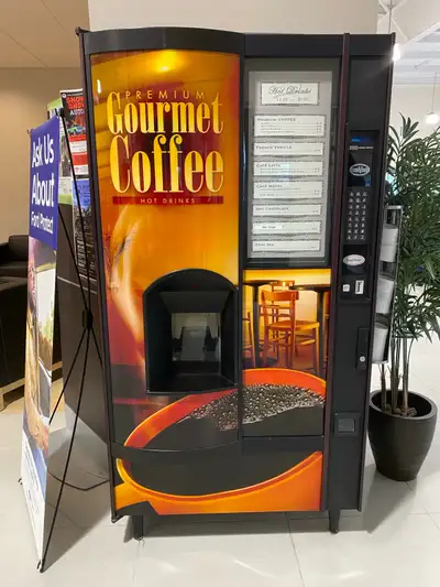 This coffee machine is currently on location at a car dealership that no longer requires it. It’s in...