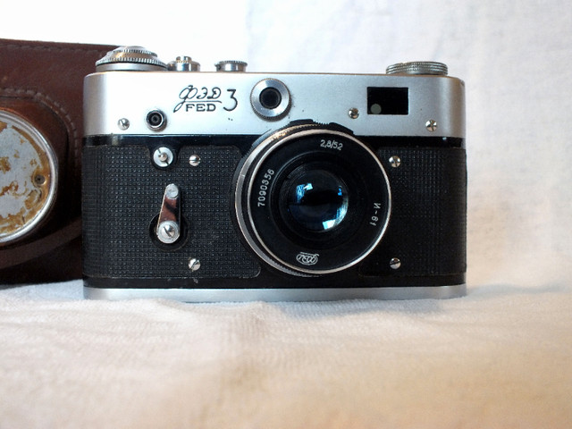 Russian Fed3, 35mm FILM camera with case. in Cameras & Camcorders in St. Catharines