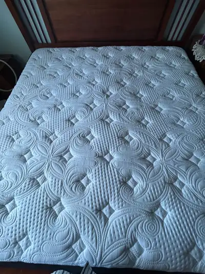king size bed, mattress and sheets/ covers, View more