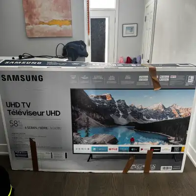 Used Samsung 58” 6series NU 6080, View more