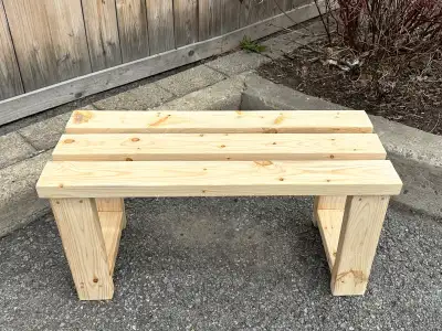 Handmade Entryway Farmhouse Style Bench  (Delivery Available), View more