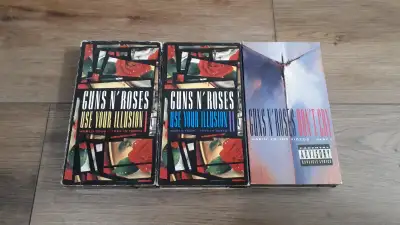 * * Please Read * * Location East Ottawa VHS Guns And Roses Lot Guns & Roses Use Your Illusion 1 Wor...