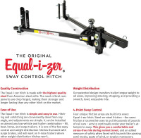 Equal-i-zer RV Trailer Weight Distributor Sway Control