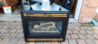 Direct vent gas fireplace 