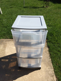 Plastic storage container in good condition $15