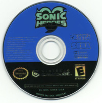Sonic Heroes GameCube Disc $14