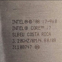 Intel Core i7-960 Processor 3.20 GHz 8 MB Cache Socket LGA1366