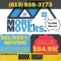 Best Budget & Reliable Movers! (613) 858-3773