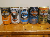 Collectable Harley, Sturgis, Daytona cans