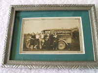 Antique Photo Cousins's Dry Cleaners Truck 1920's/30's, Halifax