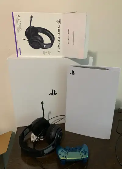 PS5 DIGITAL + FREE HEADSET , View more