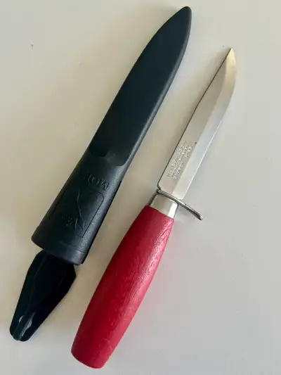 Vintage Original Eriksson Mora Sweden Puukko Fixed Blade Knife, View more