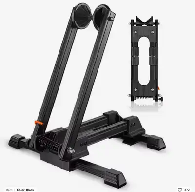 BEST UNIVERSAL BIKE PARKING STAND, COMPACT, LIGHT, STRONG, STABLE, FOLDABLE This bike stand has a si...