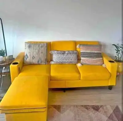 Couch with Ottoman, View more