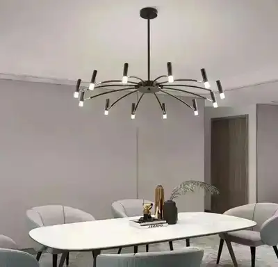 10 lights  Modern Black Large Chandelier =, View more