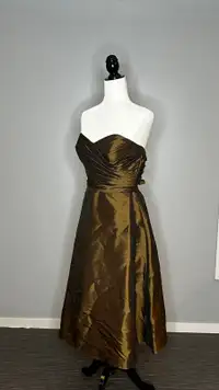 Shimmery brown dress, size 1/2