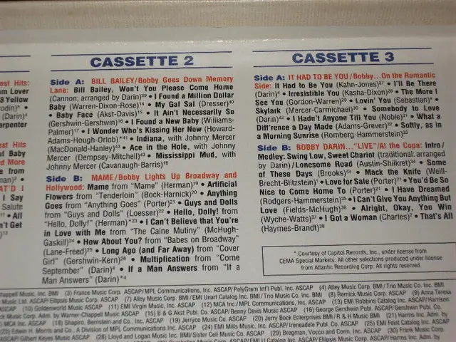 Bobby Darin - His Greatest Hits and ...Coffret 3 cassettes neuve62863257046273123