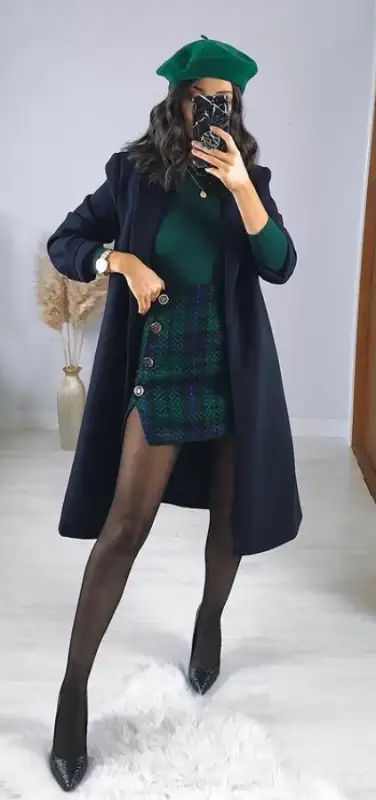 Zara manteau black laine wool coat jacket blazer aritzia leather in Women's - Tops & Outerwear in City of Montréal - Image 2