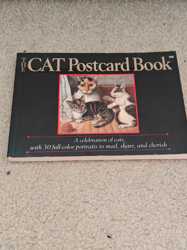 The Cat Postcard Book in Accessories in Delta/Surrey/Langley
