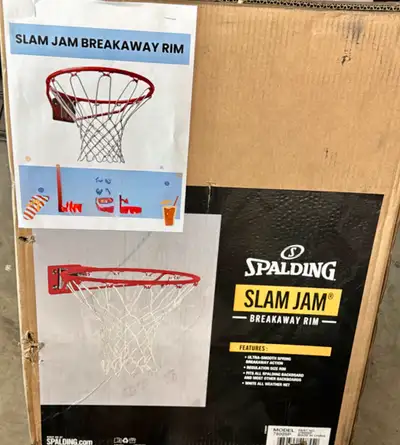 SPALDING SLAM JAM BASKETBALL RIM, View more