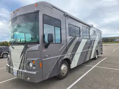 37 foot class A motorhome. Just under 44,000 kms. Workhorse gas engine.