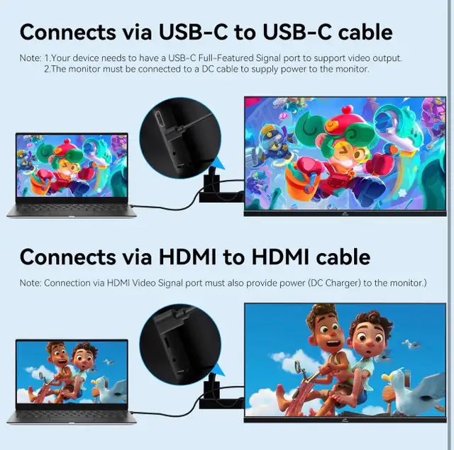 Portable Monitor 23.8" 100Hz IPS FHD 1080P Freesync Dual Speaker in Monitors in City of Toronto - Image 4