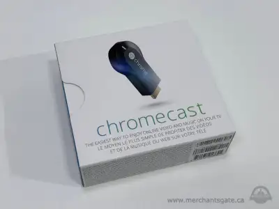 Google Chromecast HDMI Streaming Device GA3A00029A03 with Box, View more