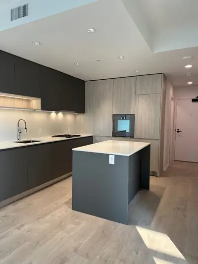 Two bedroom and den in brand new Richmond Centre About 618 sq ft, air-conditioned 1 EV parking under...