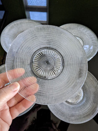 Glass Saucer Plates - 14