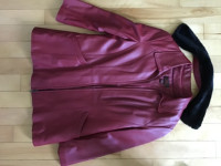 Women’s small Danier red leather jacket