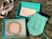 Tiffany & Co. Bracelet, Sterling Silver, Chunky Chain, Bangle