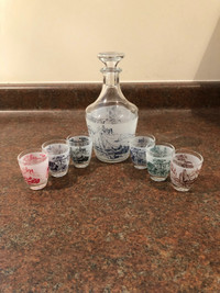 Shot Glasses & Decanter Set