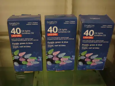 3 Boxes Of Indoor / Outdoor Lights, View more