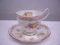 Vintage Royal Albert Numbered 1211 Footed Cup & Saucer