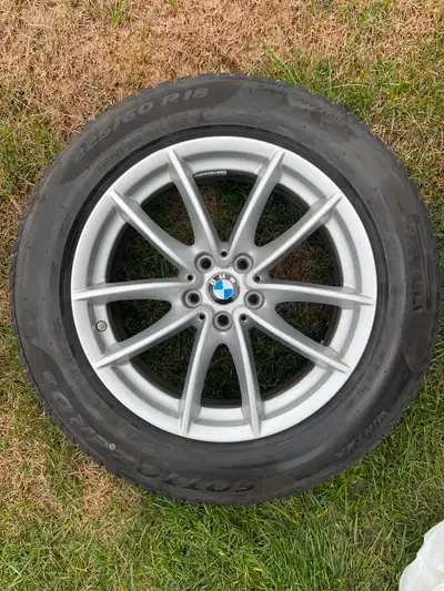Looking to sell my set of OEM BMW 18” rims with pirelli Sottozero winter tires. Set was purchased fr...