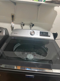 One year old  Smart Load Maytag washer / dryer combo for sale.