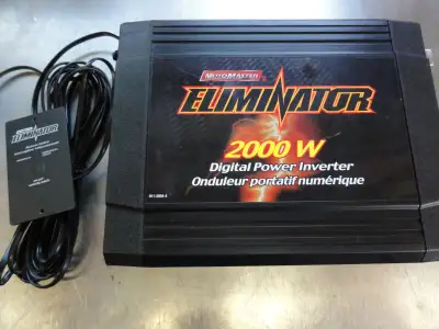 Inverter good condition with remote power switch panel. 75.00 705-586-2042