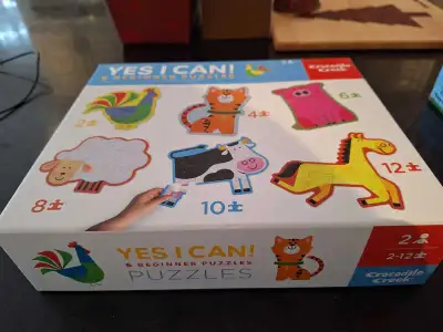 All pieces counted and none missing. Good used condition. Melissa and Doug and Crocodile Creek brand...